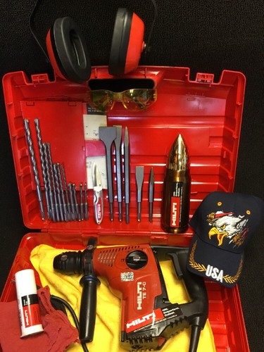 HILTI TE 7-C, USATO, BOTTIGLIA TERMICA GRATUITA, PUNTE E SCALPELLI, SPEDIZIONE VELOCE - Foto 7 di 12