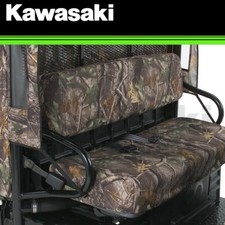 New 2005 - 2023 Genuine Kawasaki Mule 600 610 Sx Realtree Camo Green Seat Cover