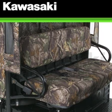 NEW 2005 - 2023 GENUINE KAWASAKI MULE 600 610 SX REALTREE CAMO GREEN SEAT COVER