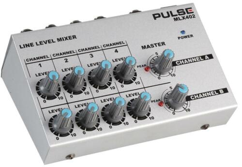 MINI LINE LEVEL MIXER, 4CH STEREO, AUDIO VISUAL FOR PULSE - Afbeelding 1 van 1
