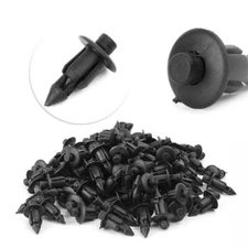 100x 6mm Hole Dia Plastic Clips Push Rivets Fastener Pin ATV For Yamaha YZF US