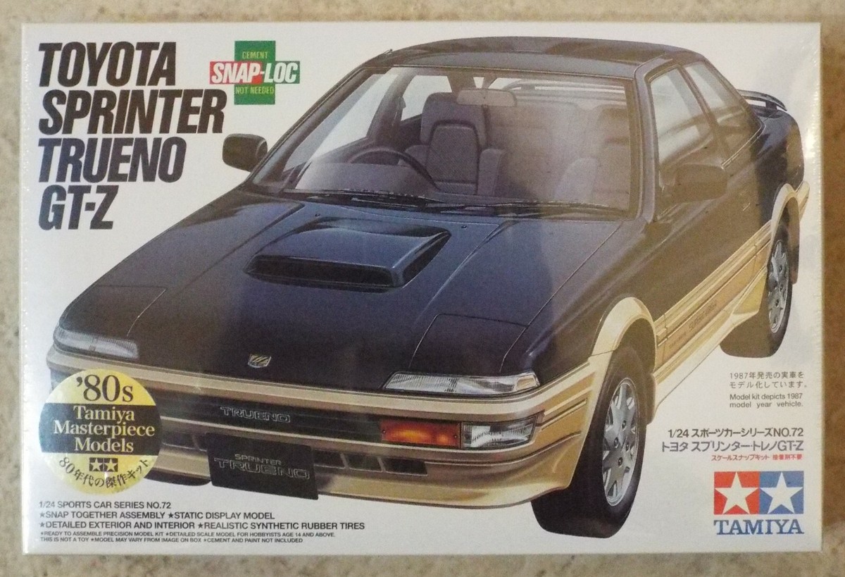 1/24 1987 Toyota Sprinter Trueno GT-Z SnapLoc Kit Tamiya