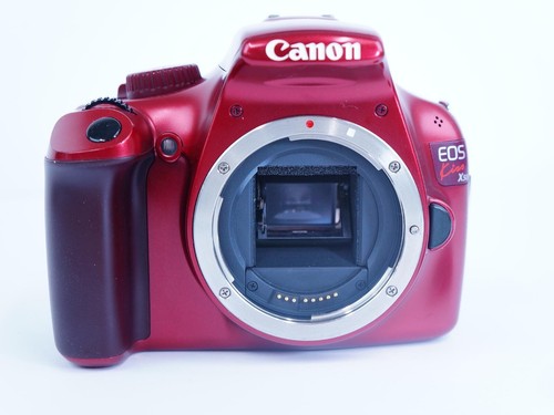 Canon Digital SLR Camera DS126291 Eos Kiss X50 Red Body Only From Japan - Picture 4 of 14