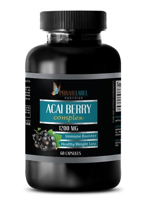 ACAI Berry 1200mg - Immune System Booster - Super Anti-Oxidant (1 Bottle)