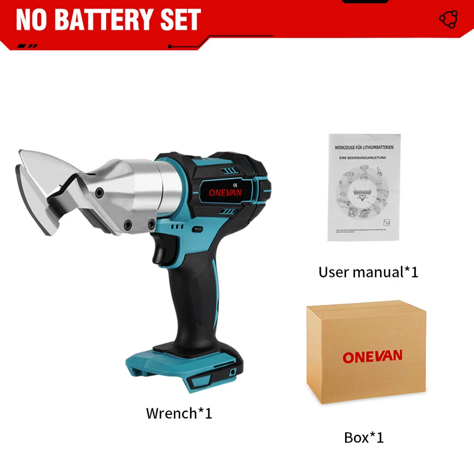 Für Makita 18V Akku Blechschere Akkuschere Elektrische Schere Metall Ohne Akku - Bild 2 von 4