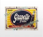 Enjoy Grapette Soda metal tin sign auto shop cafe  pub garage shop wall art