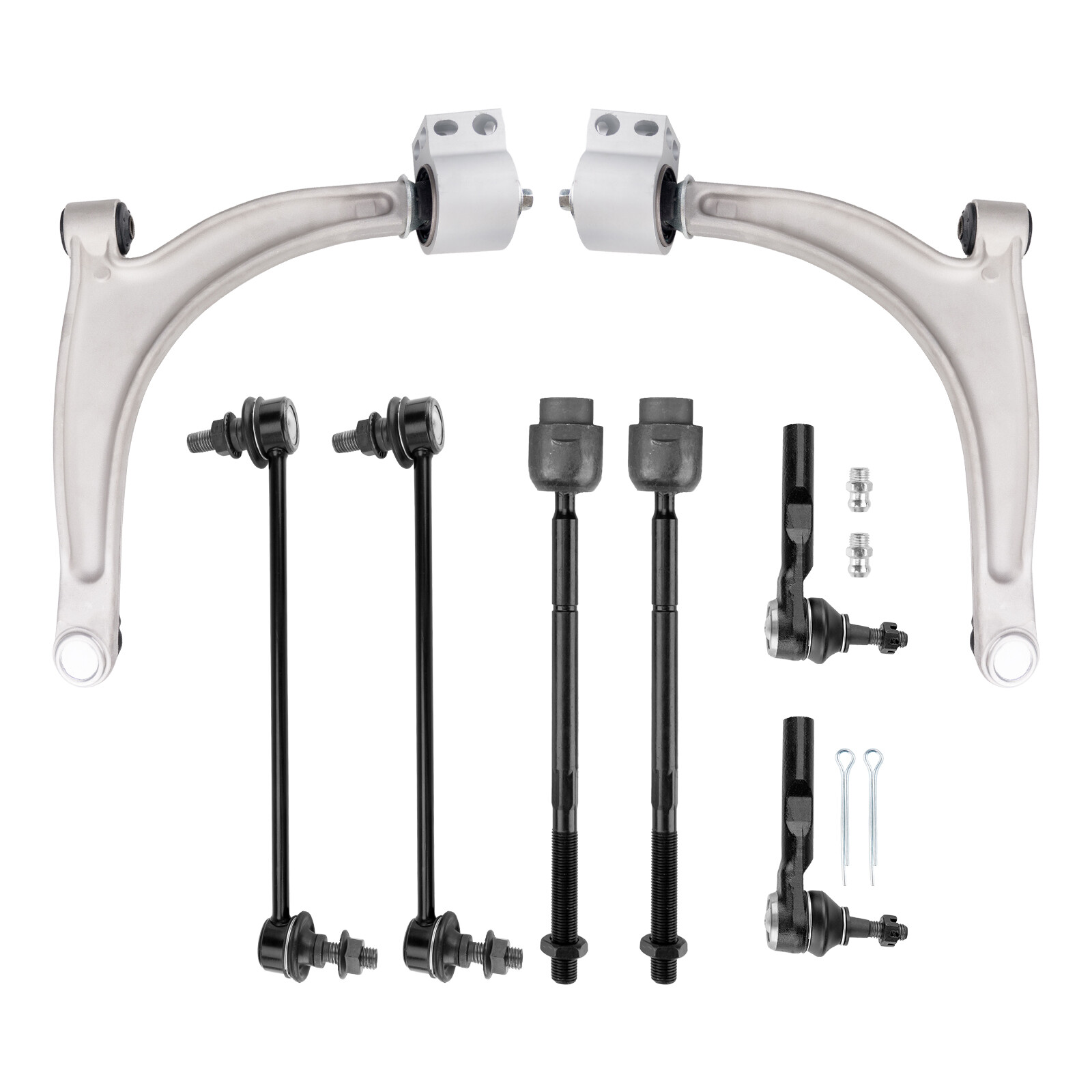 8pcs Front Lower Control Arm Suspension Kit for 2004-2012 Chevy Malibu