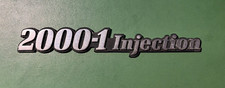Renault 2000-1 Injection Metal Car Badge Emblem 230x30mm