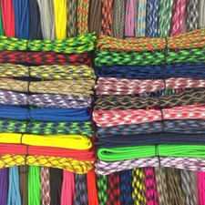 550 Paracord kit 200 feet with 20 buckles 20 different colors 10 ft each piece