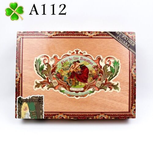Flor de las Antillas Belicoso Empty Wood Cigar Box 9" x 6.5" x 1.75" A112