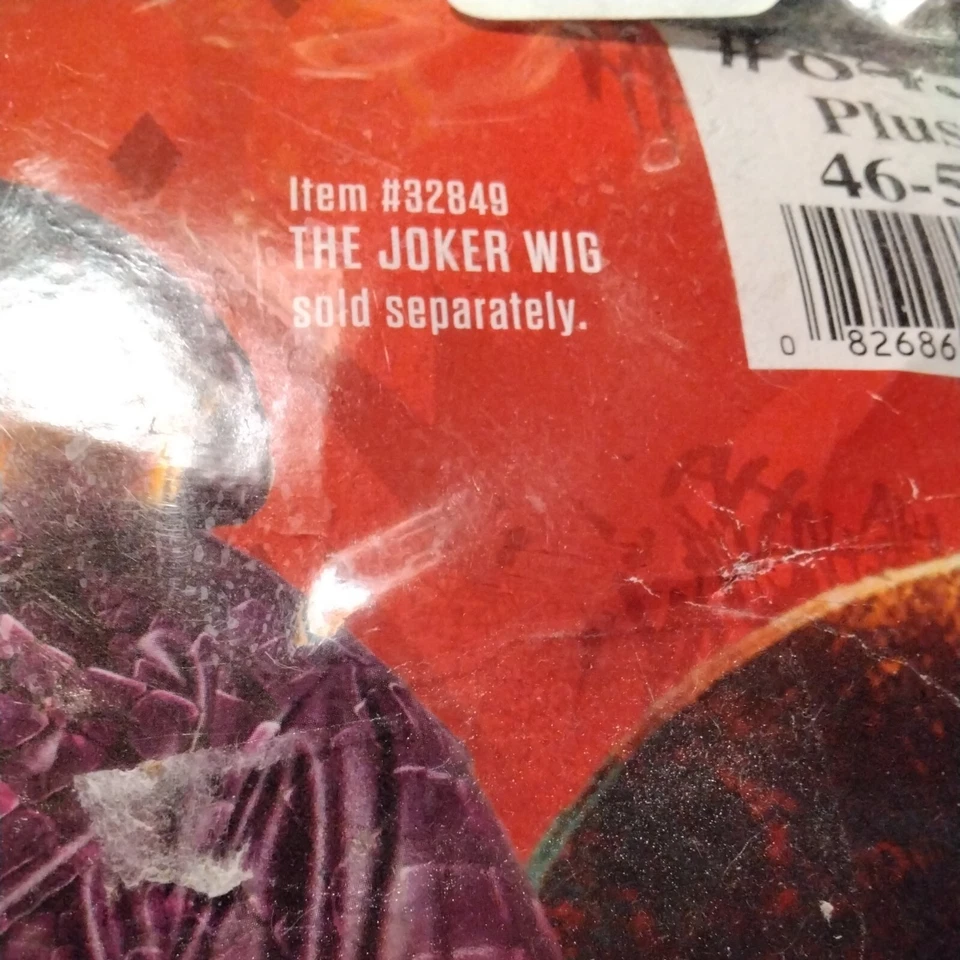 Escuadrón Suicida El Guasón Púrpura Negro Disfraz Trench Coat Chaqueta Talla Grande 46-52 Foto 4 de 4