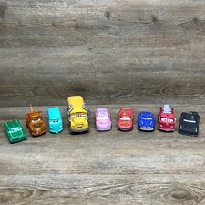 Disney Pixar Cars Lot Of 9 Diecast 5 Plastic 4 4" In Size Condition Pre-Owned