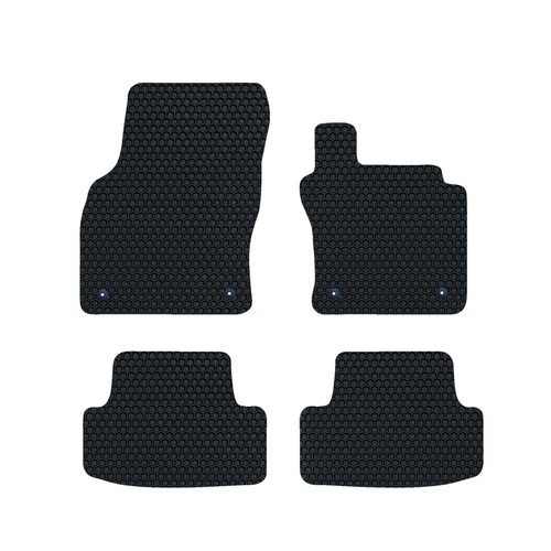 VW TRoc MK1 20172021 GENUINE DELUXE Tailored Rubber Car Floor Mats