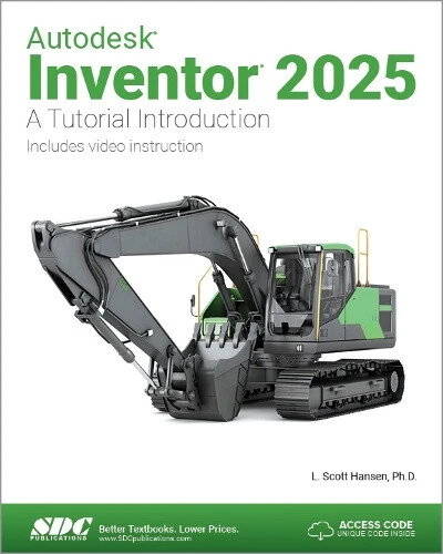 Autodesk Inventor 2025: A Tutorial Introduction by L. Scott Hansen - Foto 1 di 2