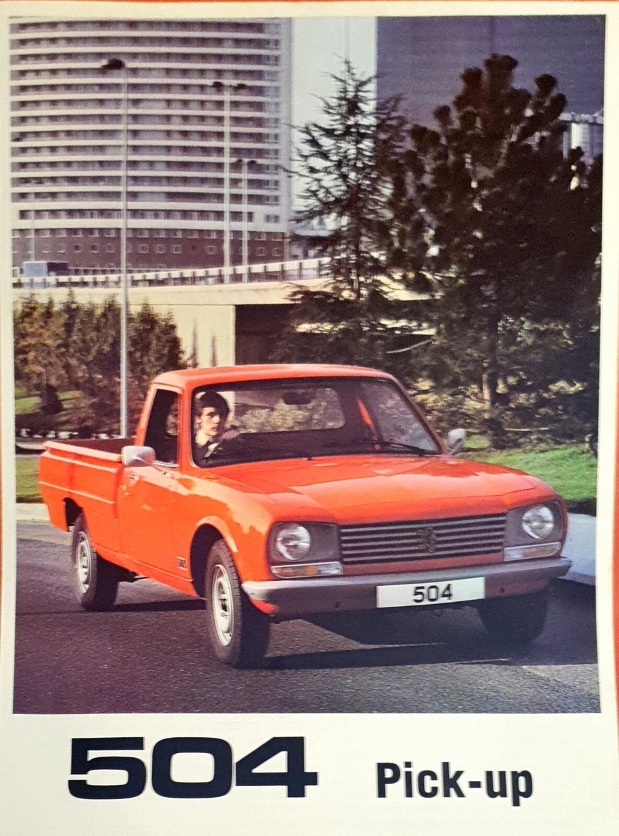 Peugeot 504 Pick-up Brochure 1980 | eBay