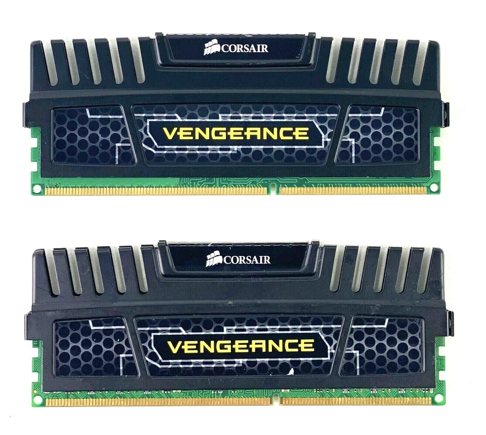 8GB Kit CORSAIR DDR3 1600MHz ( 4GB x2 ) PC3-12800U Desktop Gaming Memory Shield - Image 2 of 2