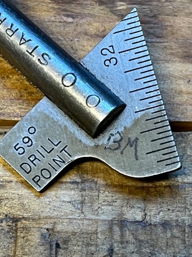 Medidor de punto de taladro Starrett No.22-C 59 grados - Imagen 3 de 5