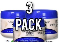 3X Grisi Cream Concha Nacar Mother of Pearl Aclarante Lightening Cream, 3.8 oz