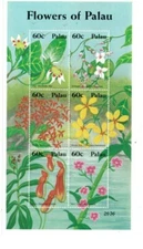 Palau - 2002 - Flowers - Sheet of 6 stamps - Scott #675 - MNH