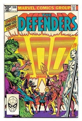 Defenders #100 : VF/NM : ''Hell on Earth!'' : Silver Surfer, Hulk, Sub-Mariner