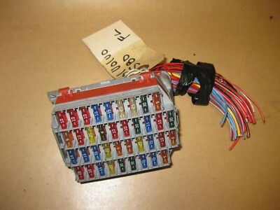 99-03 Volvo s80 OEM front Left in-dash fuse box w/ fuses  91 62 439 ,  pic