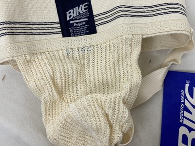 Suspensorio (Jock Strap) Bike Athletic Vintage Neuf - Taille Ajustable 34 à 42, Blanc