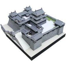 DIY Matsuyama Castle Japan 3D Paper Model Creative Famous Building Puzzle Kit
