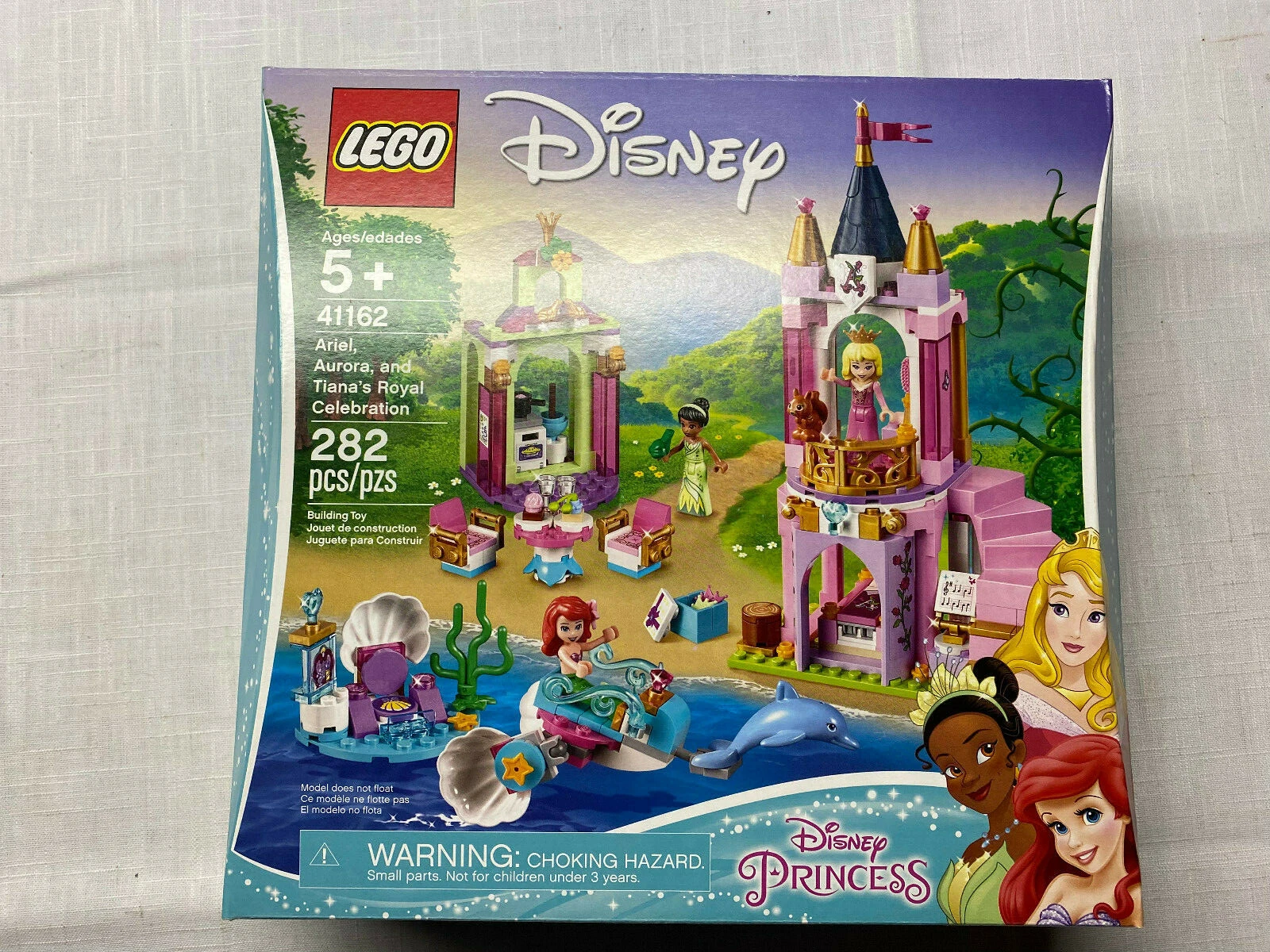 LEGO Set 41162 - Disney Princess - Ariel, Aurora, and Tiana's Royal Celeb - New
