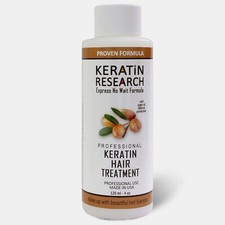 Keratin Research Keratin Hair Treatment Argan oil Straightens Smooths 120ml