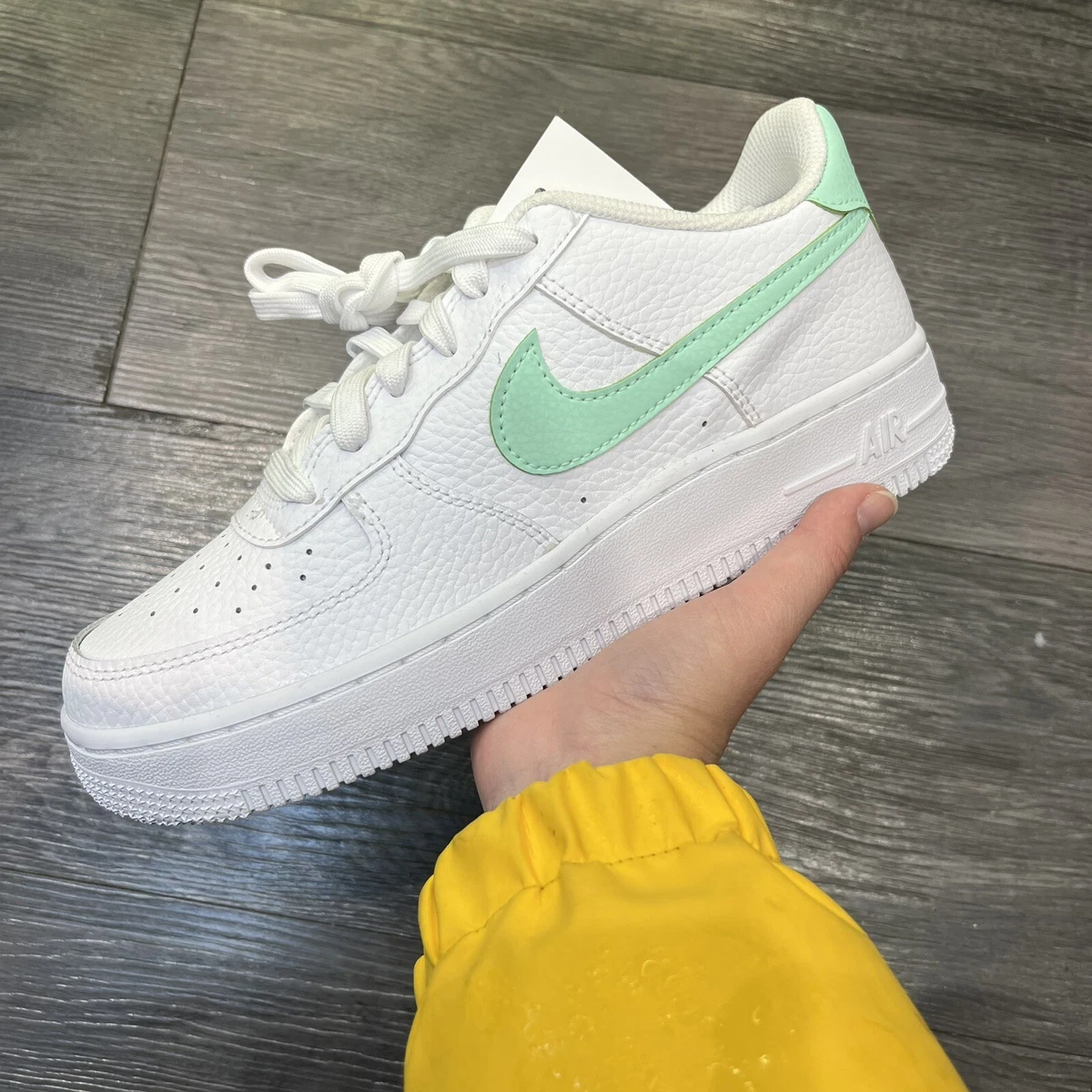 Nike Air Force 1 White Mint Foam 2022 GS Size 5.5Y 7Womens Brand New CT3839 105