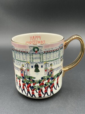 Anthropologie Holiday in the City Stoneware Mug 2024 London 13oz