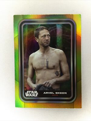 #57 ARVEL SKEEN/EBON MOSS-BACHRACH 2023 Topps Star Wars GOLD FOIL ANDOR ...
