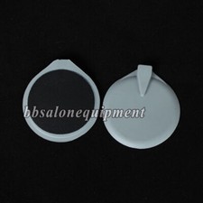 6.5cm Rubber Round Reusable Electrode Pad Replacement For Microcurrent Machine