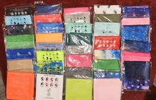 36 FACE MASKS TUBE  COVER NECK GAITER Bandana Scarves Women Head Hair Wrap Hat