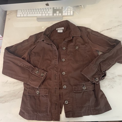 Braune Columbia Jacke mit Relaxed Fit Jacke Sportswear Streetwear Diesel