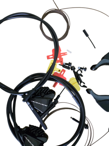 SHIMANO Dura-Ace ST-9120 2x11s L+R Shift Hydraulic Disc Brake Levers & calipers - Picture 11 of 13