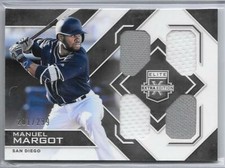 Manuel Margot 2016 Elite Extra Edition Baseball Quad Jersey #QAMM Ser#201/299