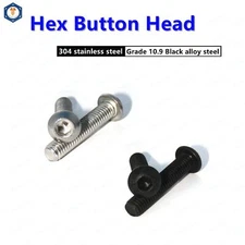 M3 Hex Cap Head Button Head Sunk Head Screws Bolts Hex nuts Locknut Flange nuts