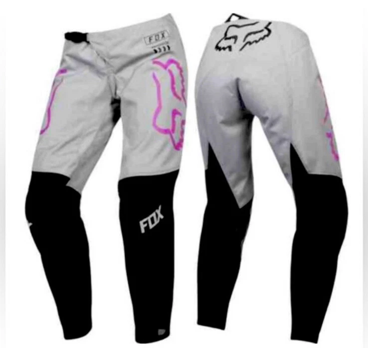 Fox Racing Women s 180 Mata Dirt Bike Riding Pants Grey Pink Black