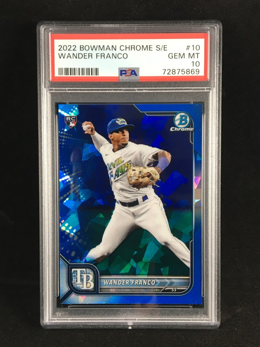 【75シリ】WANDER FRANCO BOWMAN SAPPHIRE 2021 Bowman Chrome Sapphire Prospects Baseball #BCP-57
