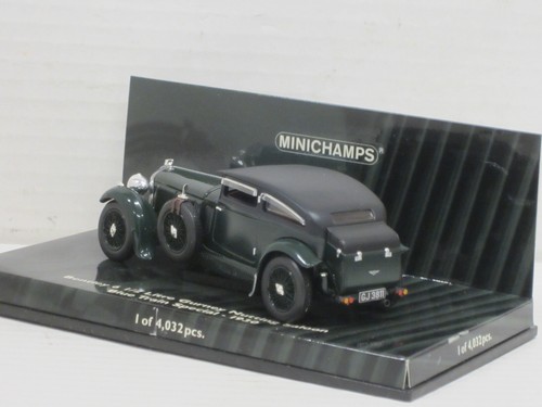 Bentley 6,5 litros Gurney Nutting Saloon en caja verde oscuro Minichamps 1:43 limit. - Imagen 2 de 6
