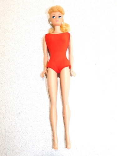 Barbie:  VINTAGE Lemon Blonde PONYTAIL BARBIE Doll No Box!