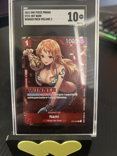 Nami (Tournament Pack Vol. 3 Winner) graded SGC 10 for sale on eBay