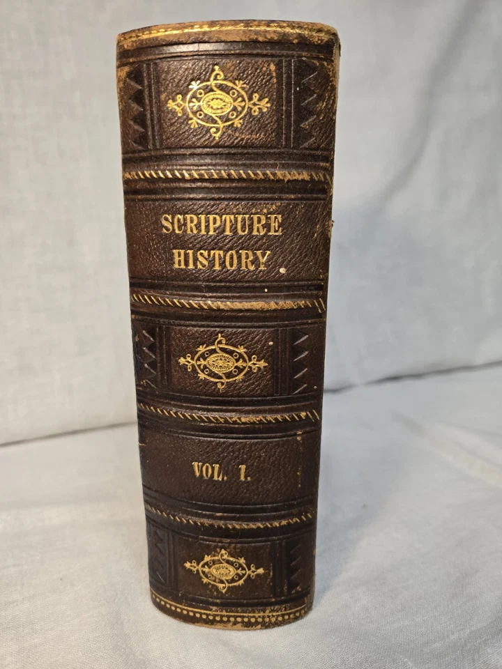 1861 The Illustrated Scripture History for the Young Vol. I - Illustrated HC - Image 3 of 4