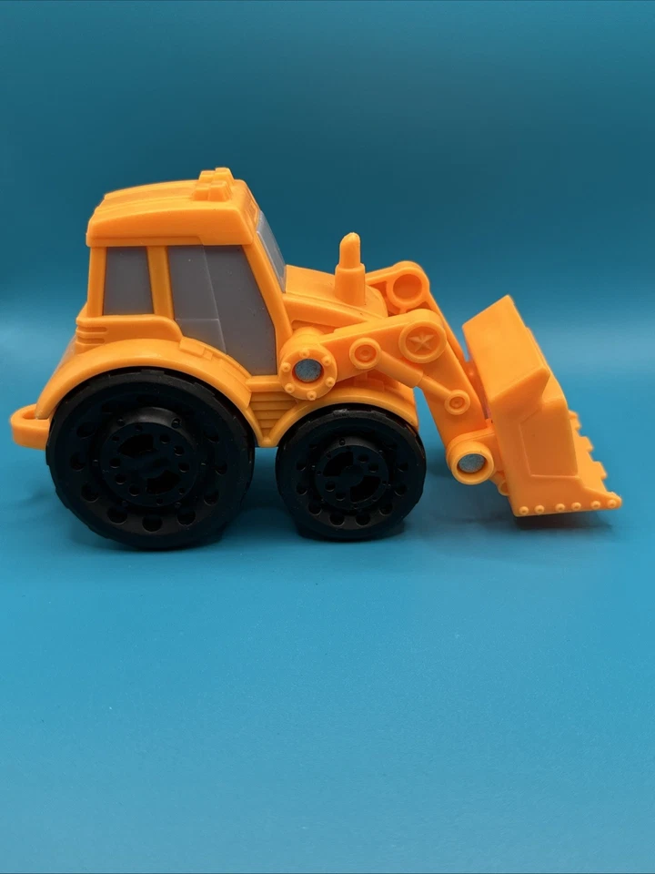 Cargador frontal Hasbro Tonka naranja juguete para niños ruedas negras cuchara elevadora Foto 3 de 4