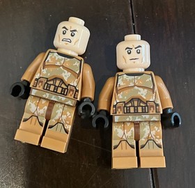 LEGO Star  Wars Clone Geonosis Airborne And Camouflage Trooper Lot Of 4