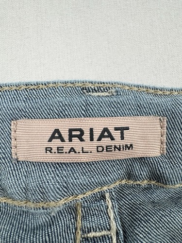 Jeans bootcut Ariat REAL donna perfetto risalto freccia elasticizzato taglia 33L cowgirl - Foto 4 di 22