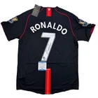 Autographed Signed Cristiano Ronaldo Manchester United Black Soccer Jersey