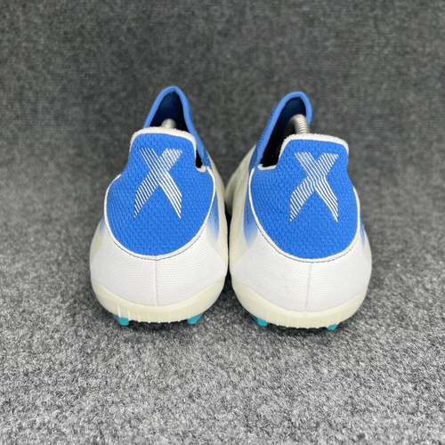 Adidas X Speedflow .3 Laceless FG Soccer Cleat Men Size 11.5 White Legacy Indigo - Picture 5 of 14
