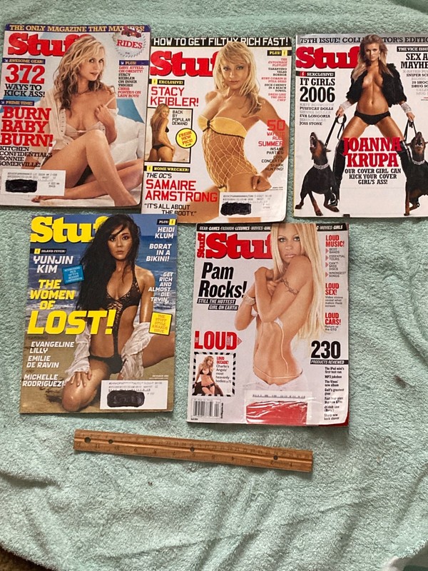stuff magazine- lot of 5-mixed-2000-fair